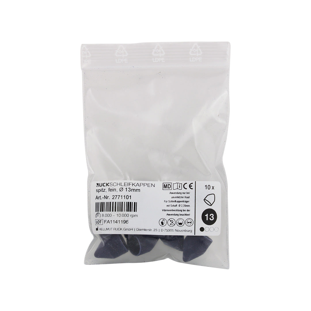 RUCK® Abrasive Conical Grinding Caps Ø13 mm