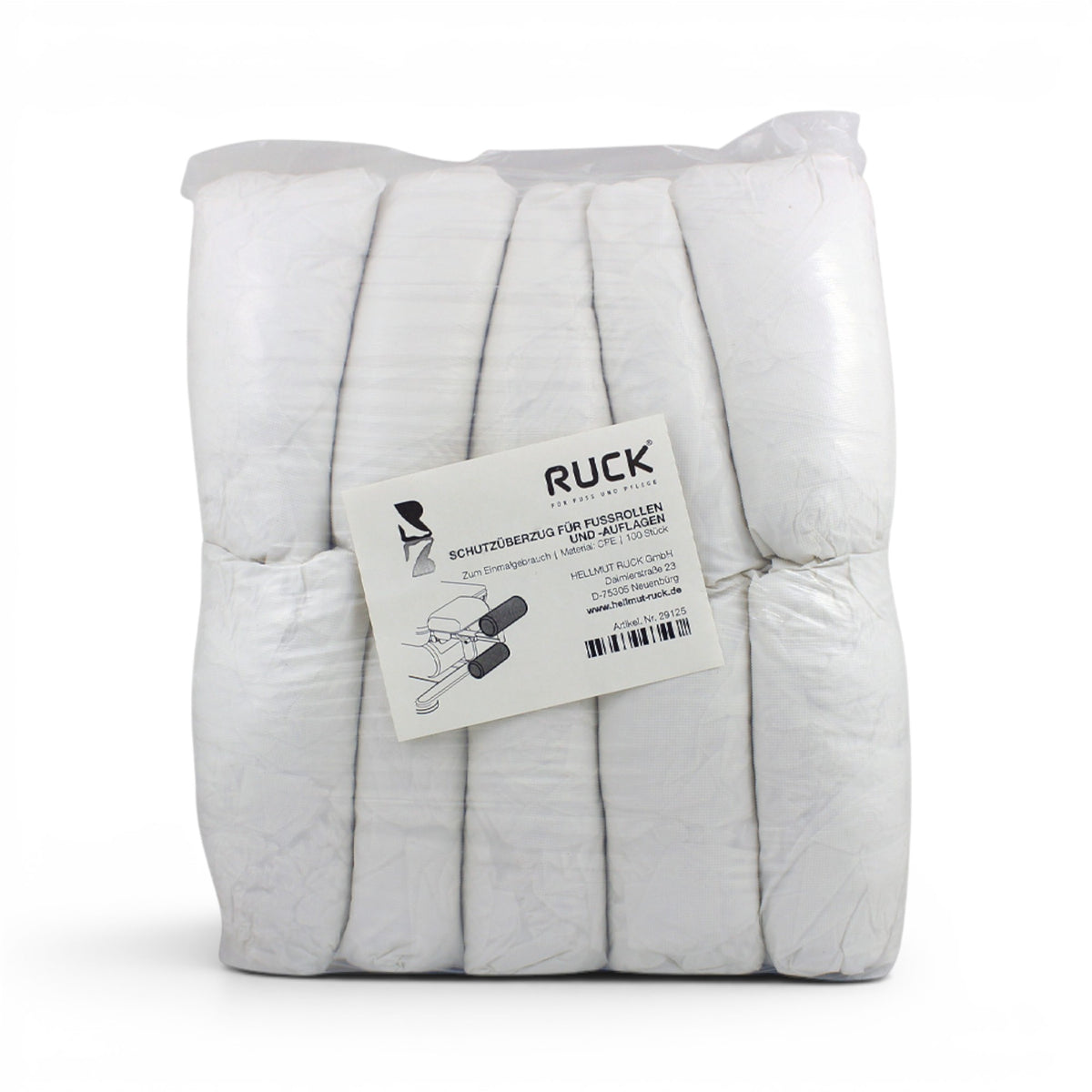 RUCK Disposable Protective Covers for Heel Rests 100 pcs