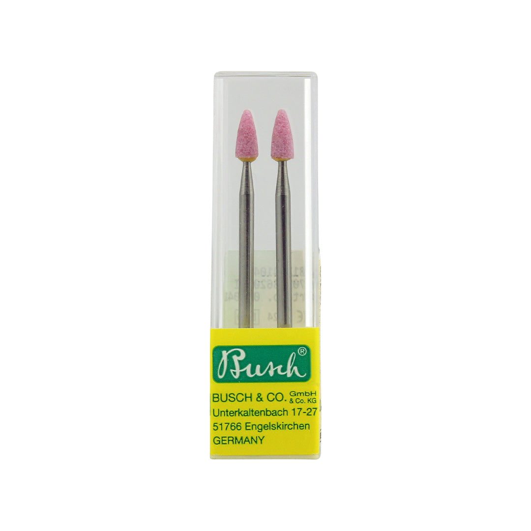 BUSCH® Bud-Shaped Abrasive Stone 2-Pack Ø 3.5 mm