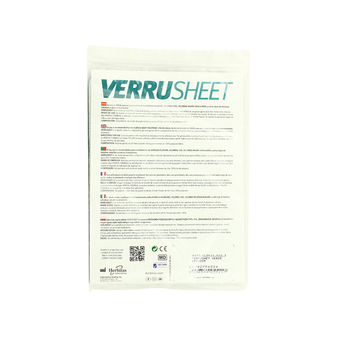 Herbitas Verrusheet Gel Sheet with Tea Tree Oil