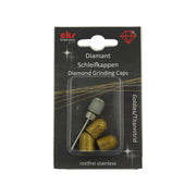 EKS Solingen Diamond Grinding Caps with Mandrel, 10mm