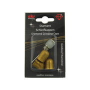 EKS Solingen Diamond Grinding Caps with Mandrel, 13mm