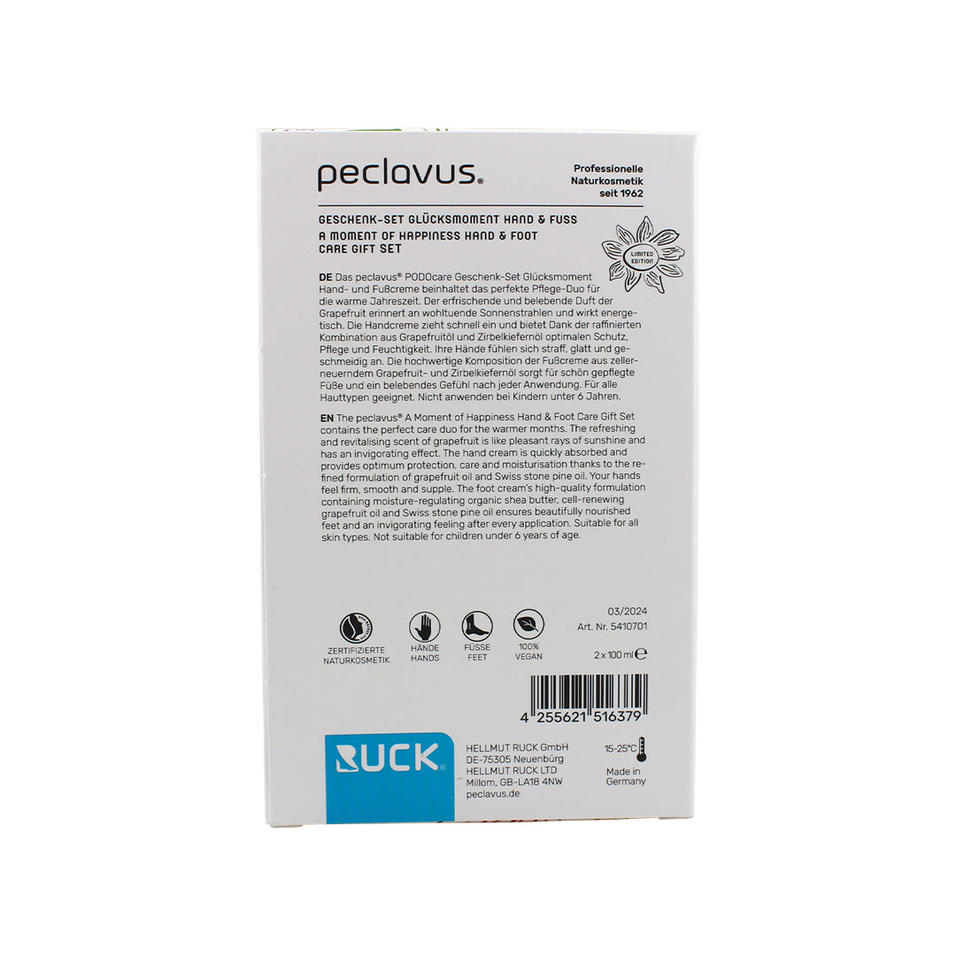 RUCK® peclavus® A Moment of Happiness Set - Hand and Foot Care