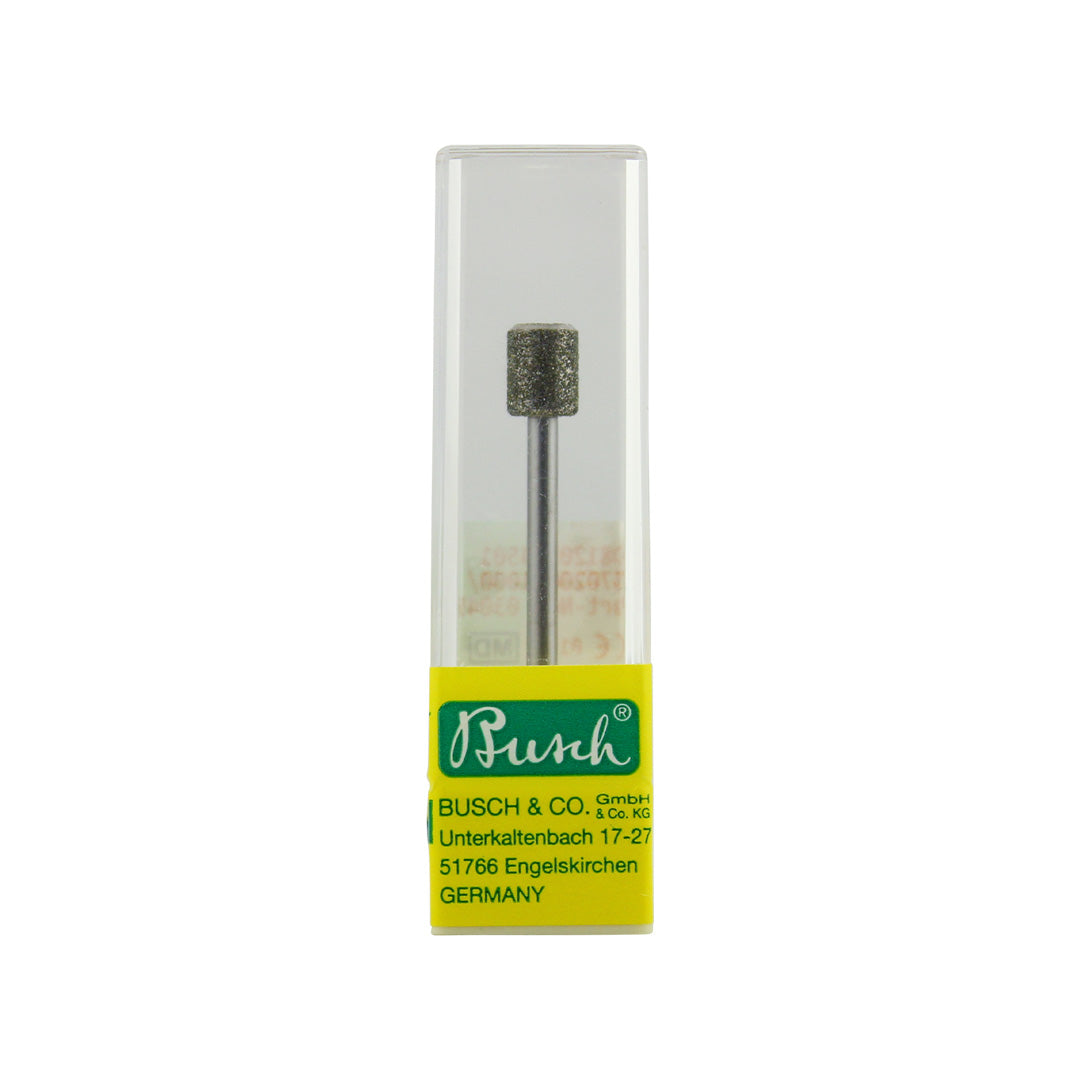 BUSCH® Diamond Cylinder Skin & Nail Medium Bur Ø5.5 mm