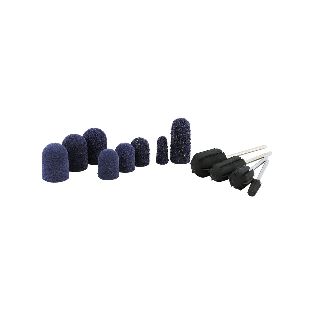 RUCK® Corundum-Black Abrasive Set of 160 Grinding Caps