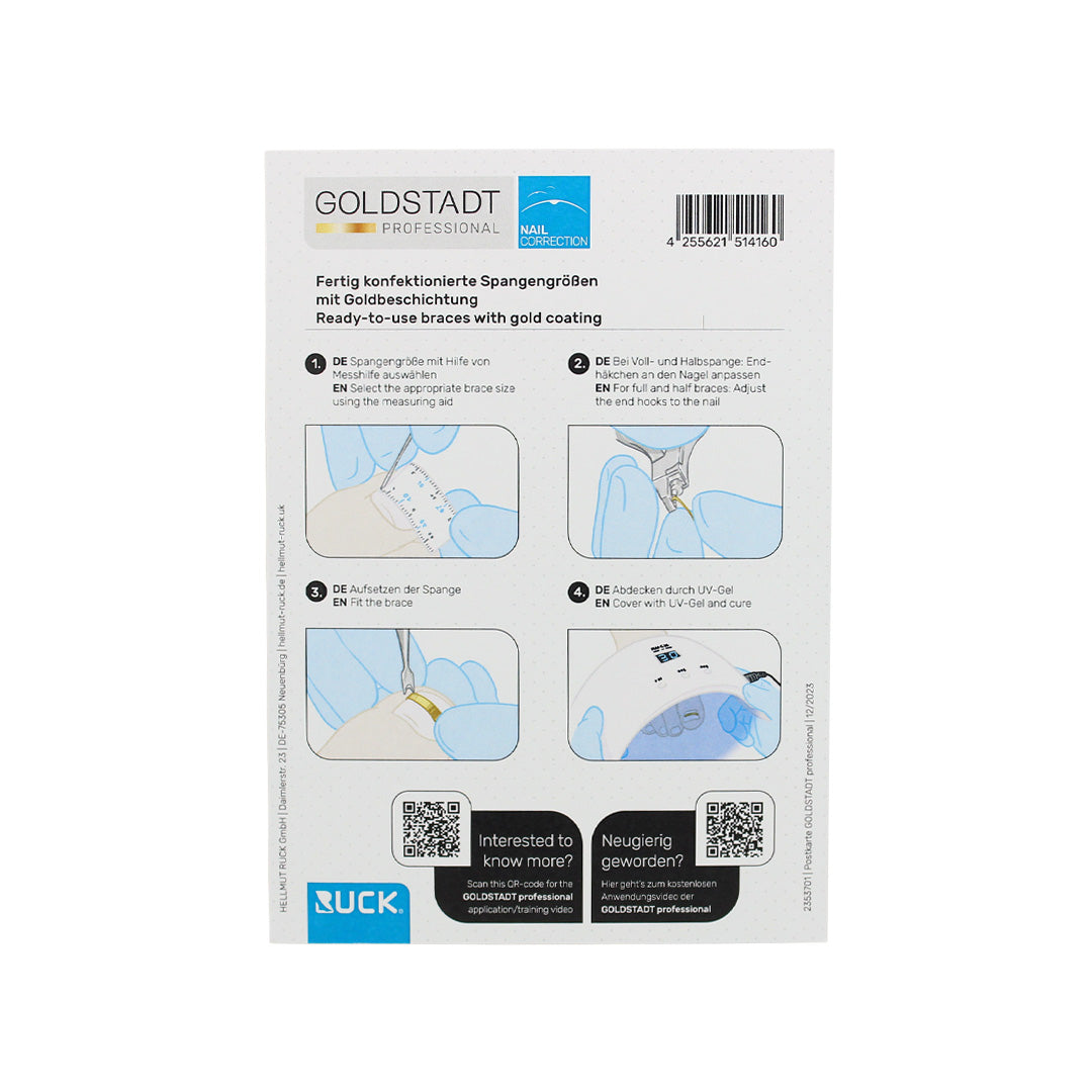 RUCK Nail Correction® GOLDSTADT Professional Adhesive Brace Starter Kit