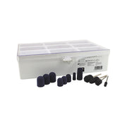 RUCK® Corundum-Black Abrasive Set of 160 Grinding Caps