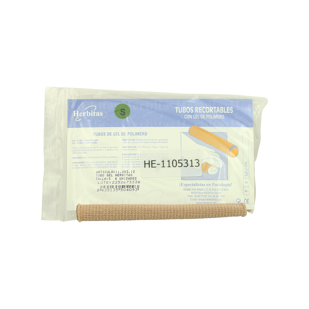 Herbitas Elastic Toe Protection Gel Tubes, size S
