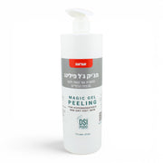 Magic Gel Peeling bottle with a white background