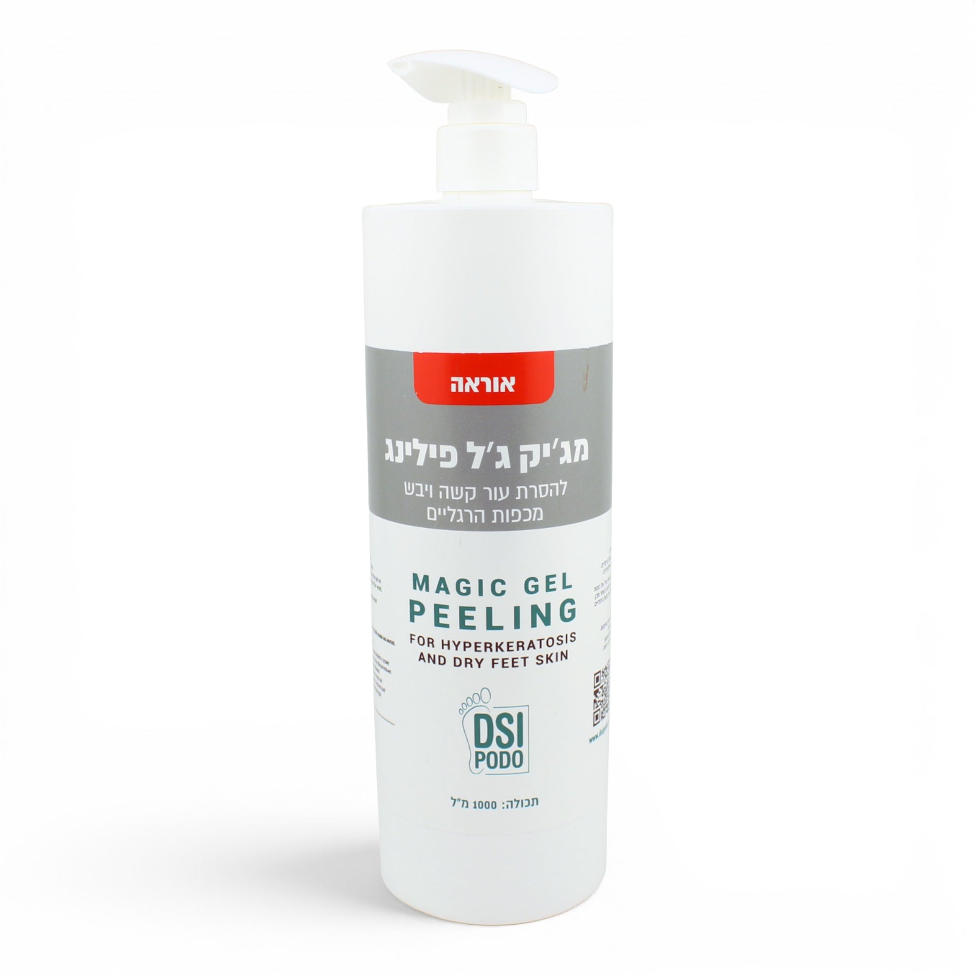 Magic Gel Peeling bottle with a white background