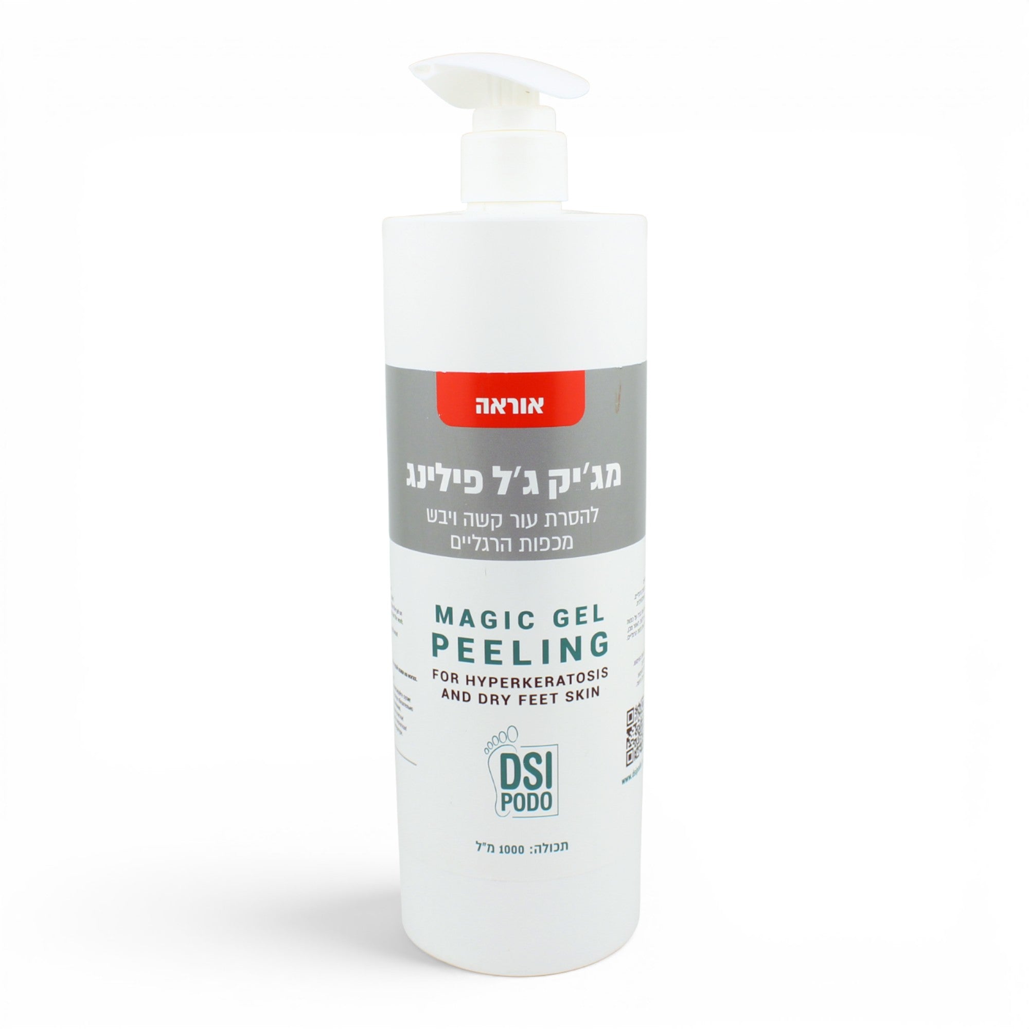 Magic Gel Peeling bottle with a white background