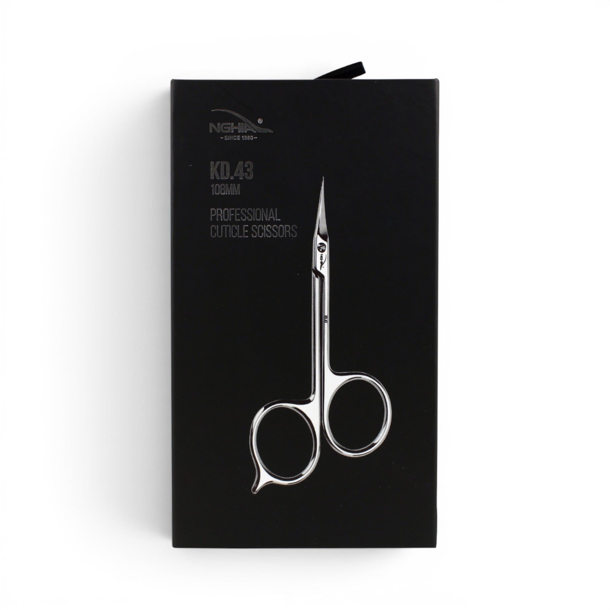 NGHIA Cuticle Scissors, 22mm Curved Blade