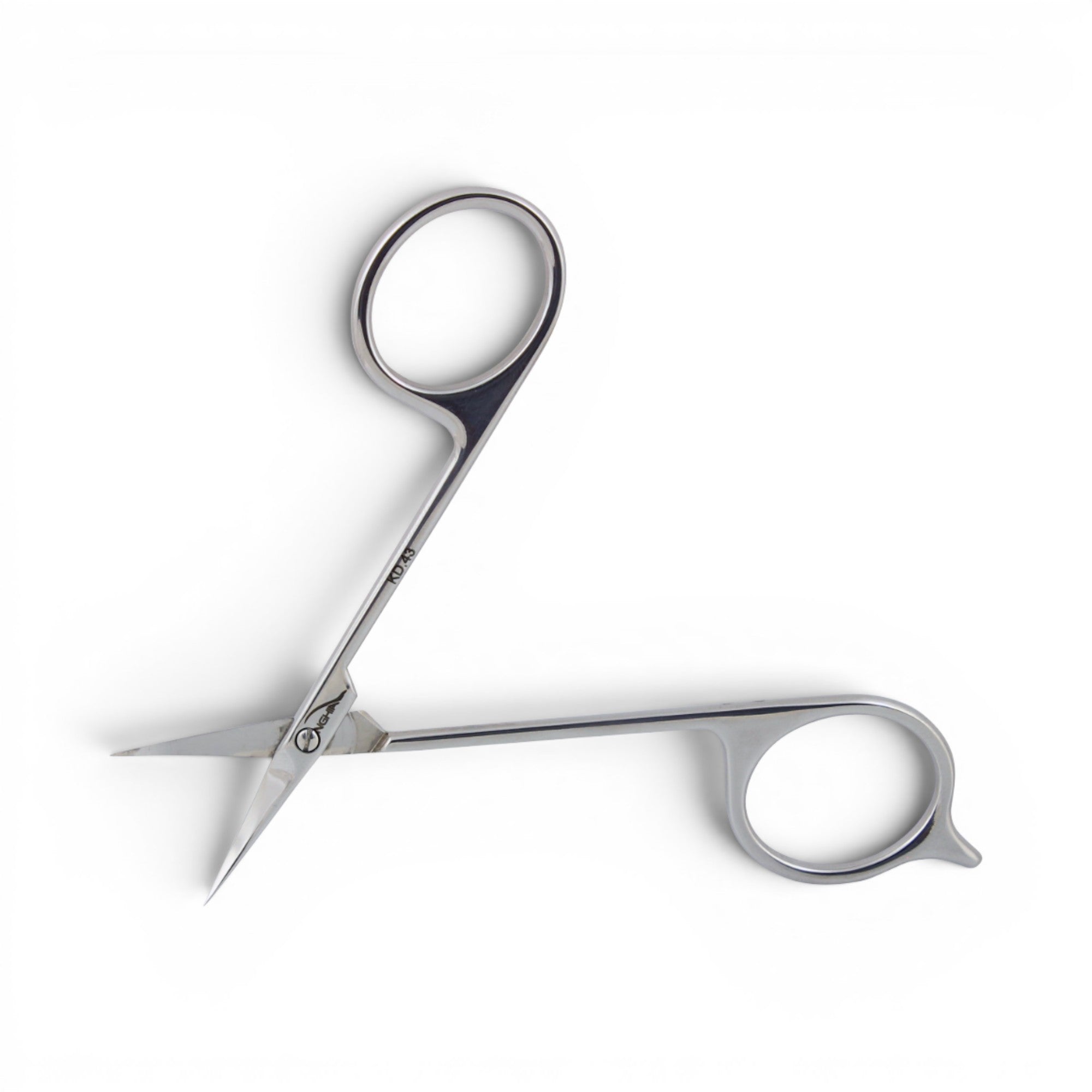 NGHIA Cuticle Scissors, 22mm Curved Blade
