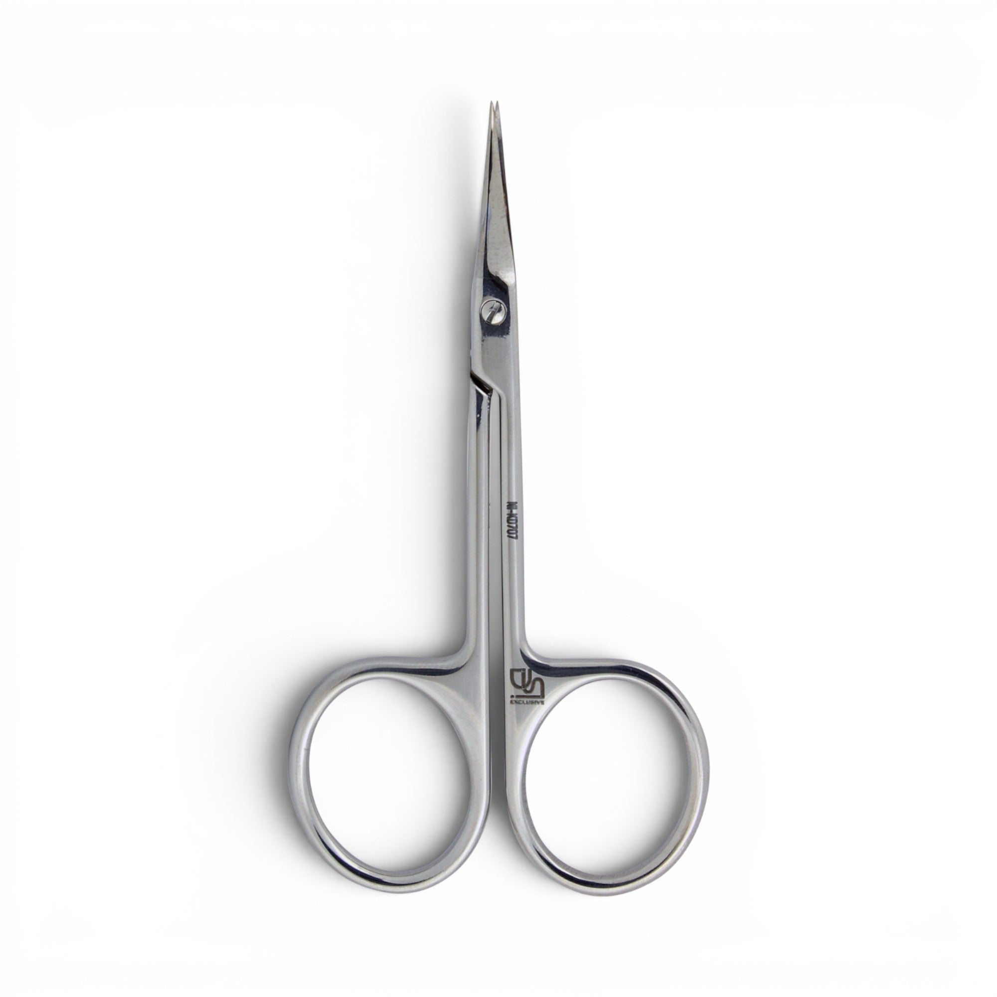 DSI Exclusive Cuticle Scissors, 22.5mm Curved Blade on a white background