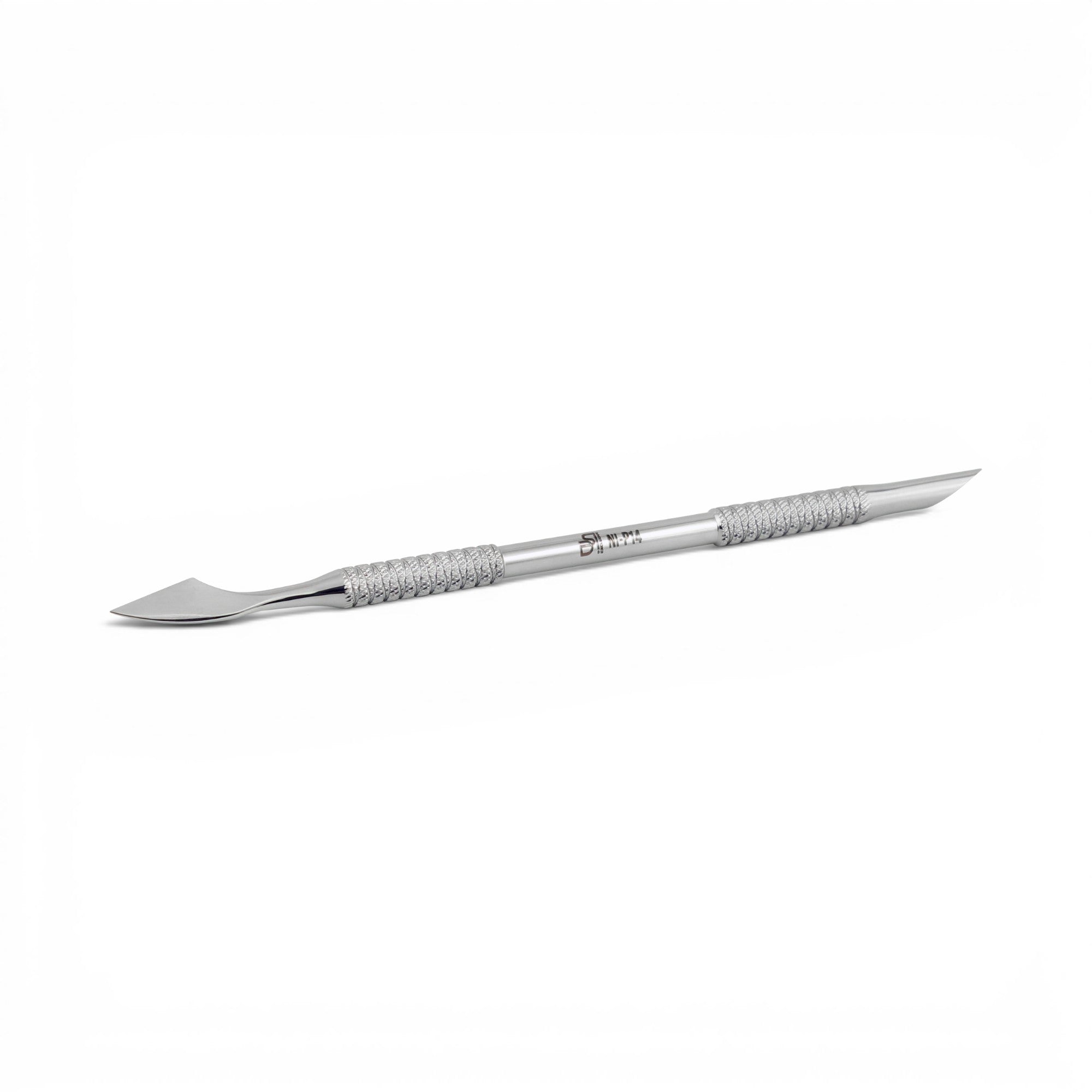 DSI Double-Ended Cuticle Pusher, Angled Tip/Clover Scraper