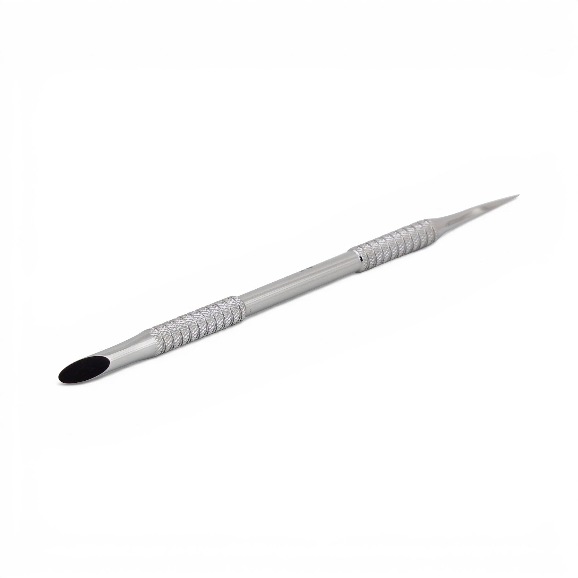 DSI Double-Ended Cuticle Pusher, Angled Tip/Clover Scraper