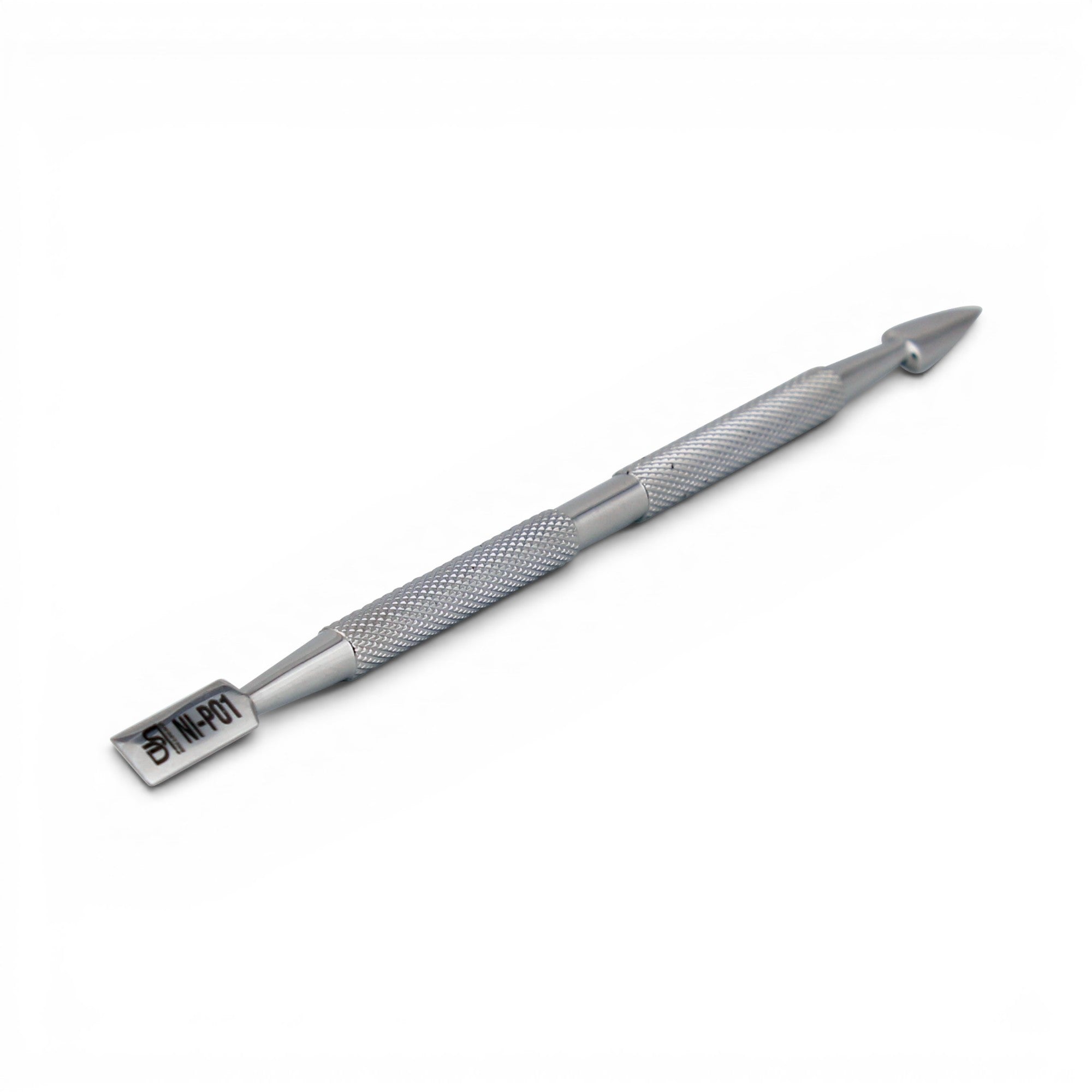 DSI Double-Ended Cuticle Pusher, Wide/Pointed Tip