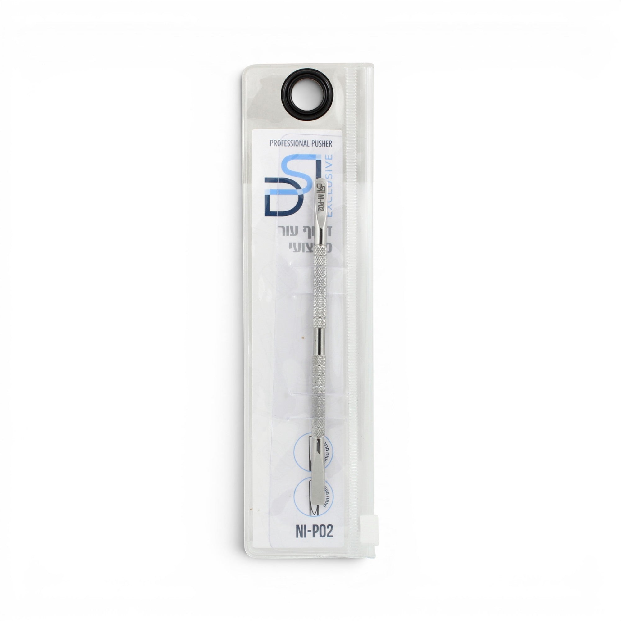 DSI Double-Ended Cuticle Pusher, Round/Square Tip