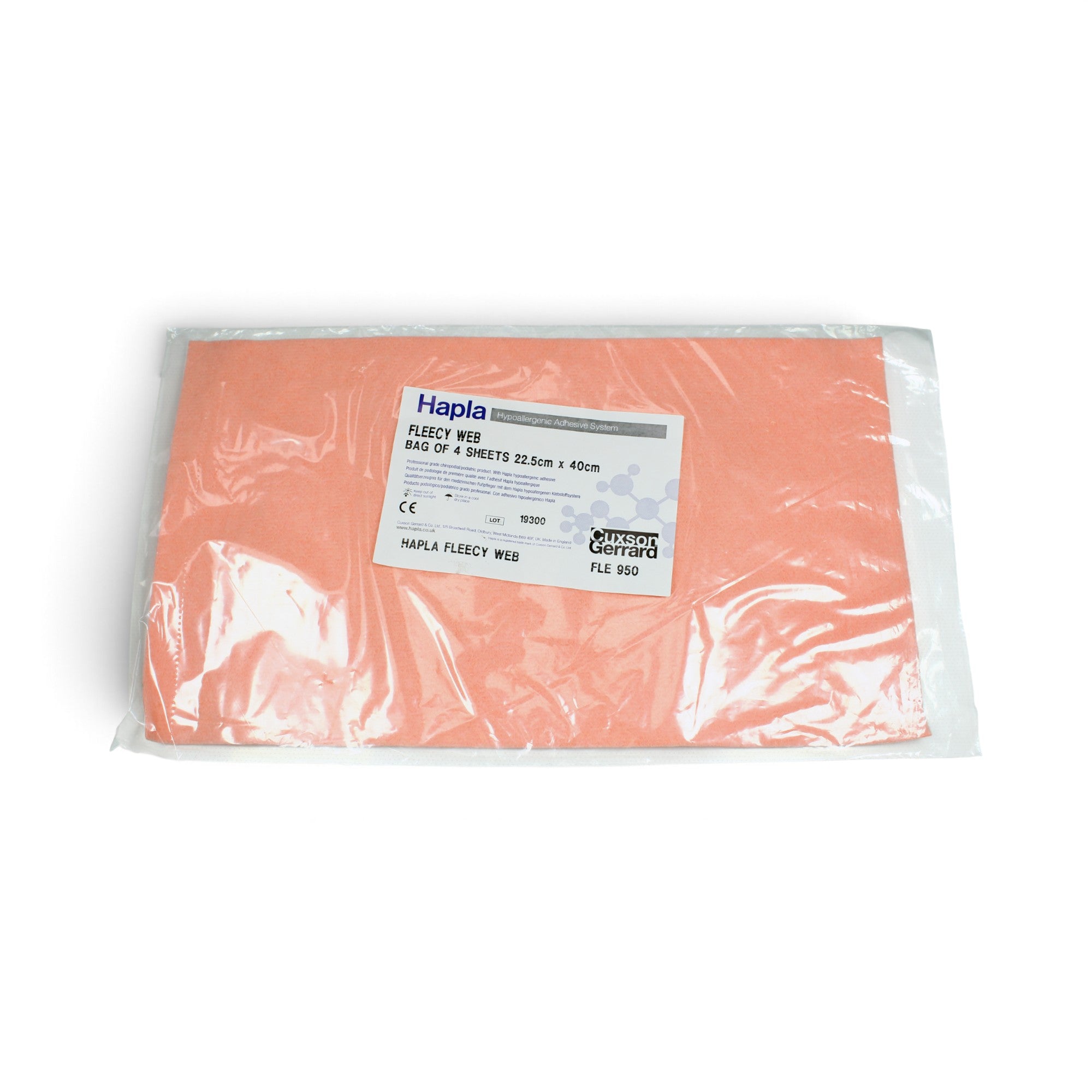 RUCK basic Fleecy-Web Standard Adhesive Foot Padding 1mm