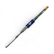 DSI Double-Sided Nail Brush with Spatula on a white background
