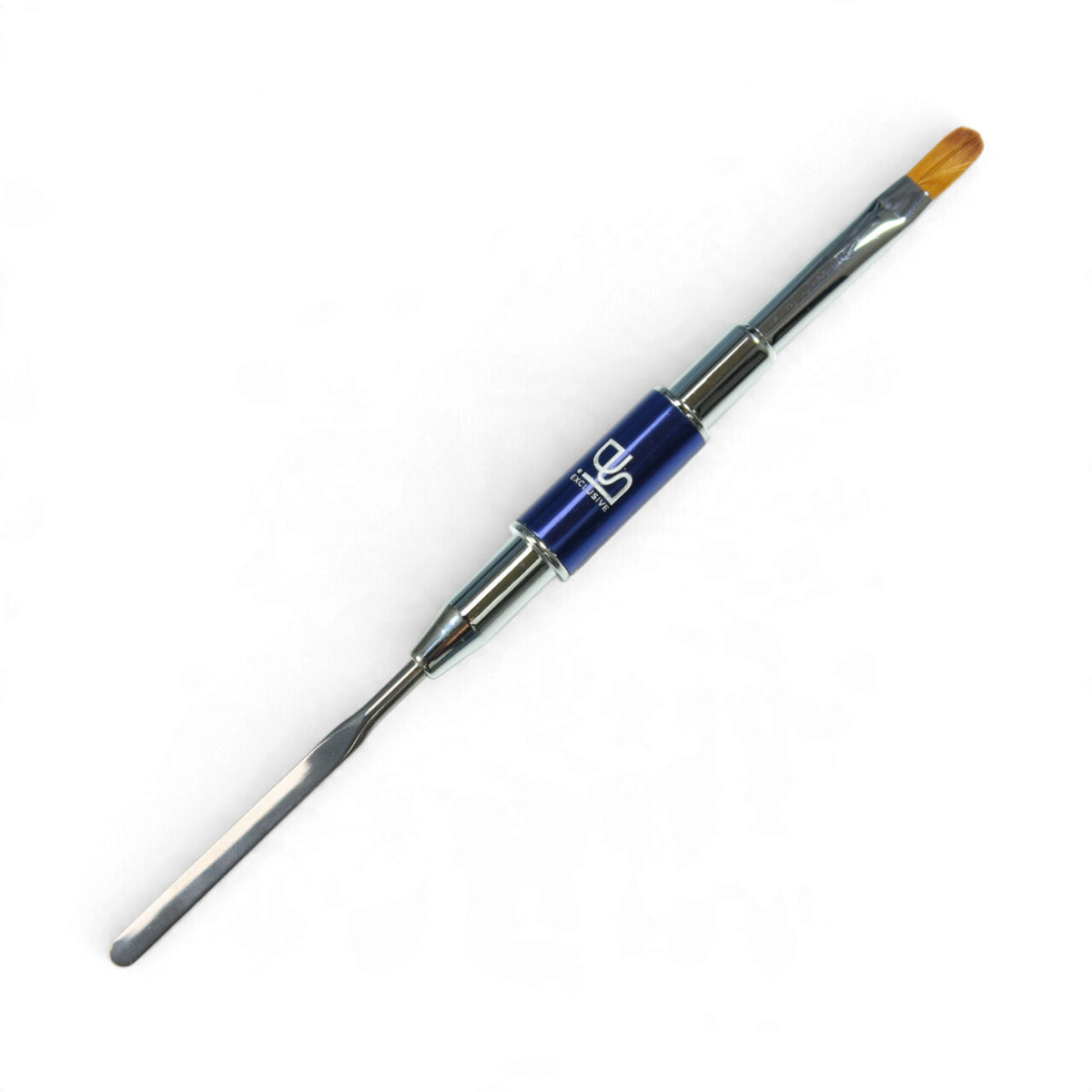DSI Double-Sided Nail Brush with Spatula on a white background