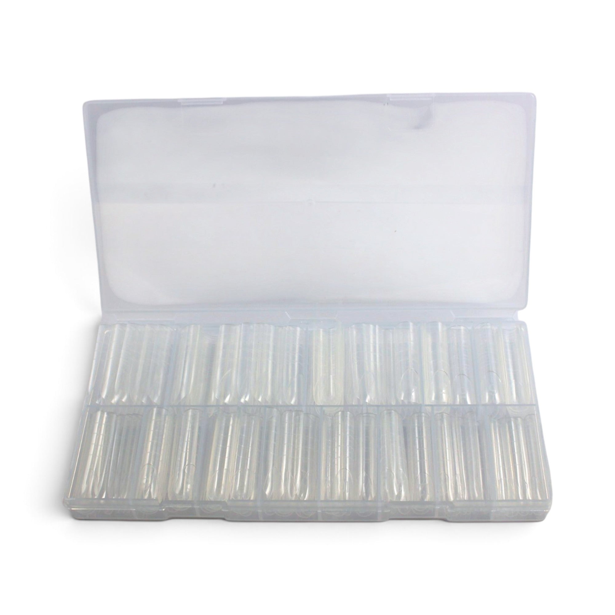 Osaka Clear Dual Forms Straight Tips, 150 pcs