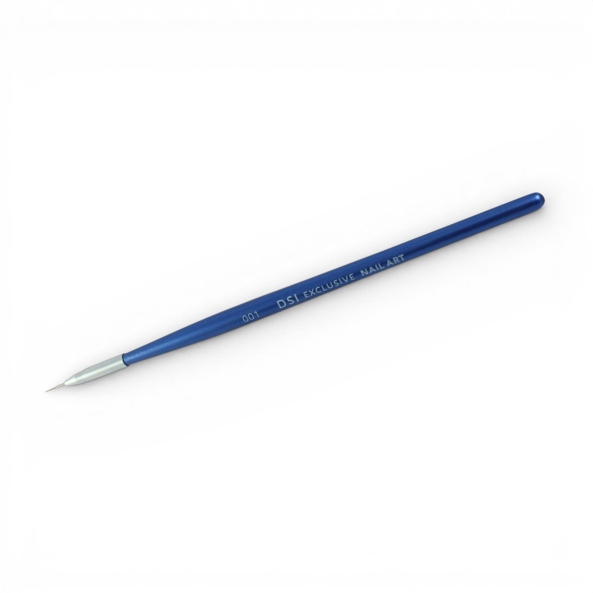 Blue DSI Ultra-Fine Nail Art Brush 001 on a white background