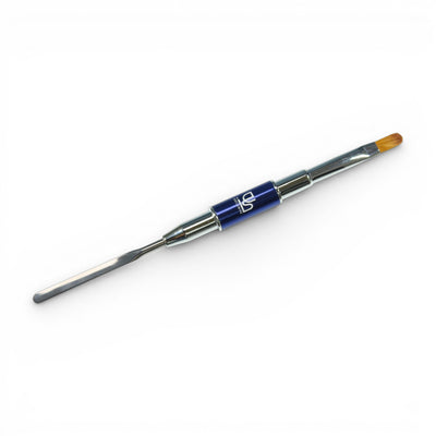 DSI Double-Sided Nail Brush with Spatula
