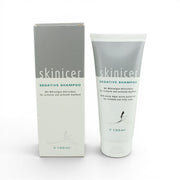 skinicer sedative shampoo tube and packaging on a white background