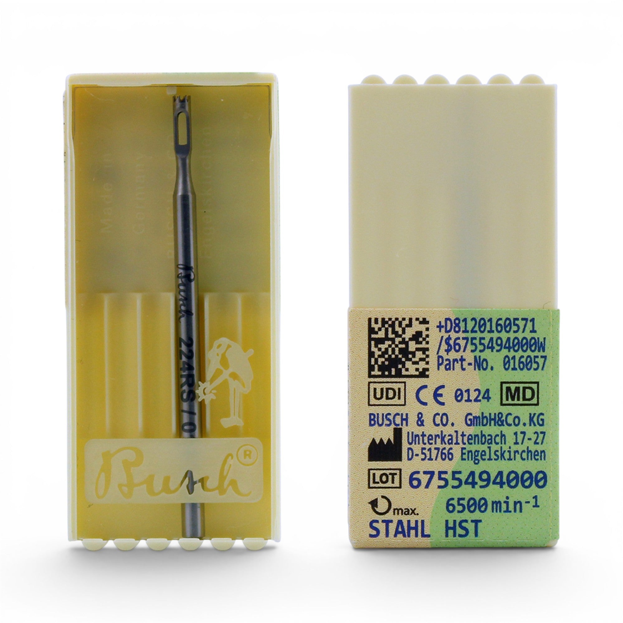 BUSCH Serrated Stainless Steel Hollow Bur