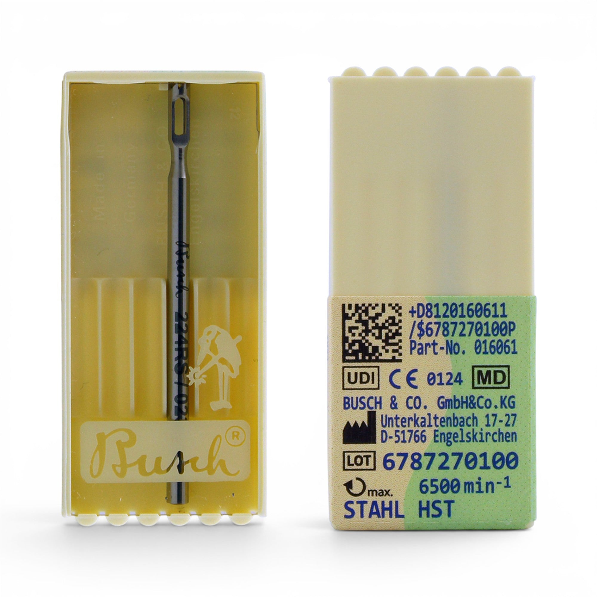 BUSCH Serrated Stainless Steel Hollow Bur