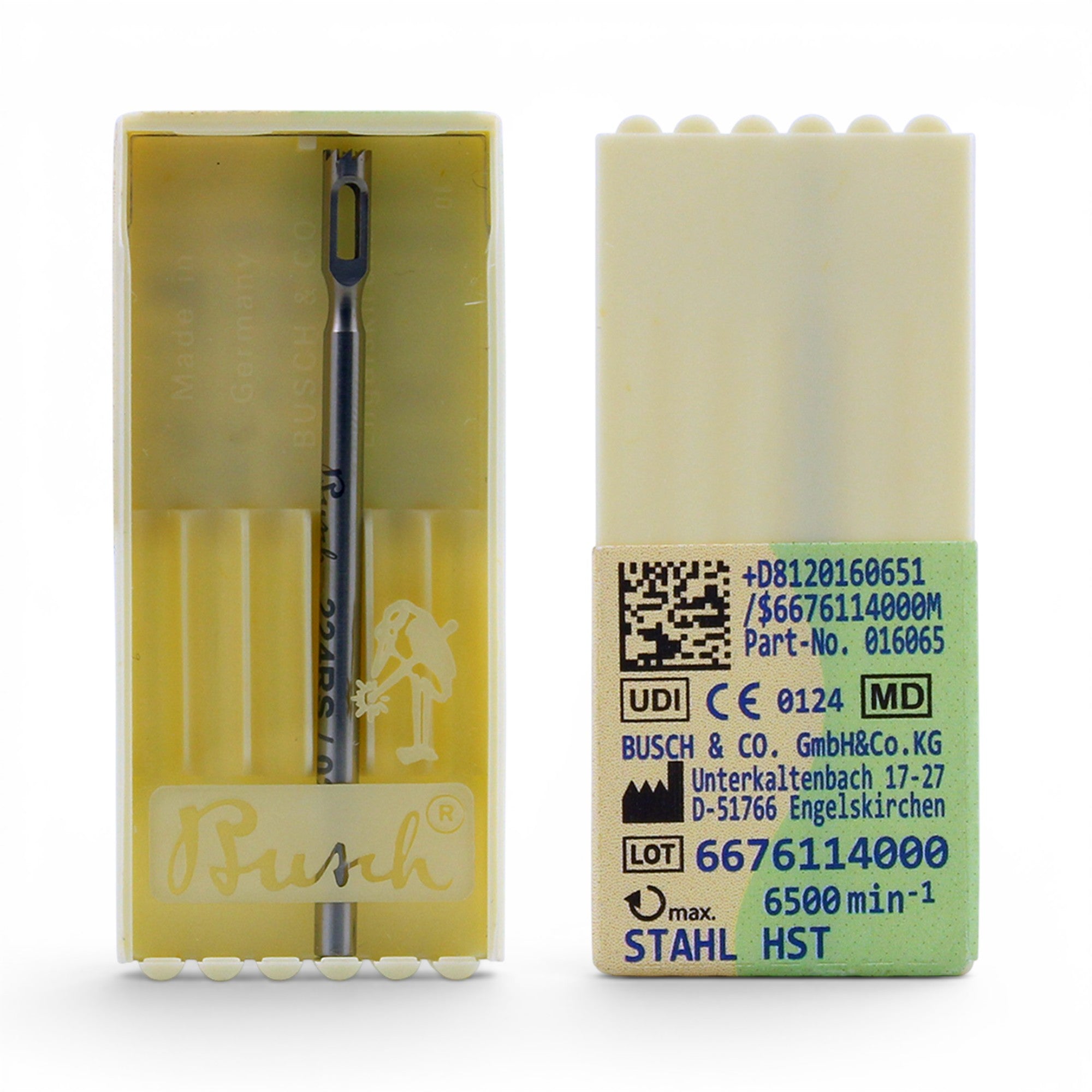 BUSCH Serrated Stainless Steel Hollow Bur