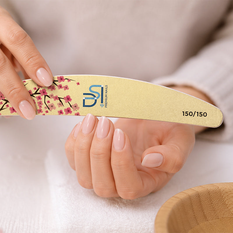 DSI Half-Moon Nail File, 12 pcs